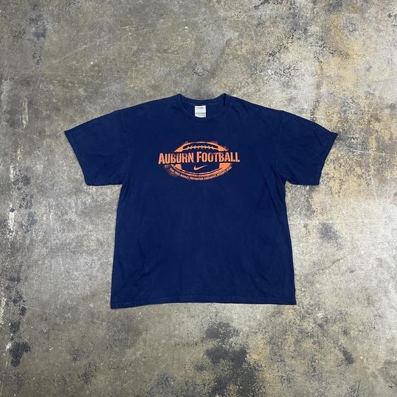 Nike Other - Vintage 90s Nike Spellout Graphic T-Shirt USA Sports Tee Navy Blue XL